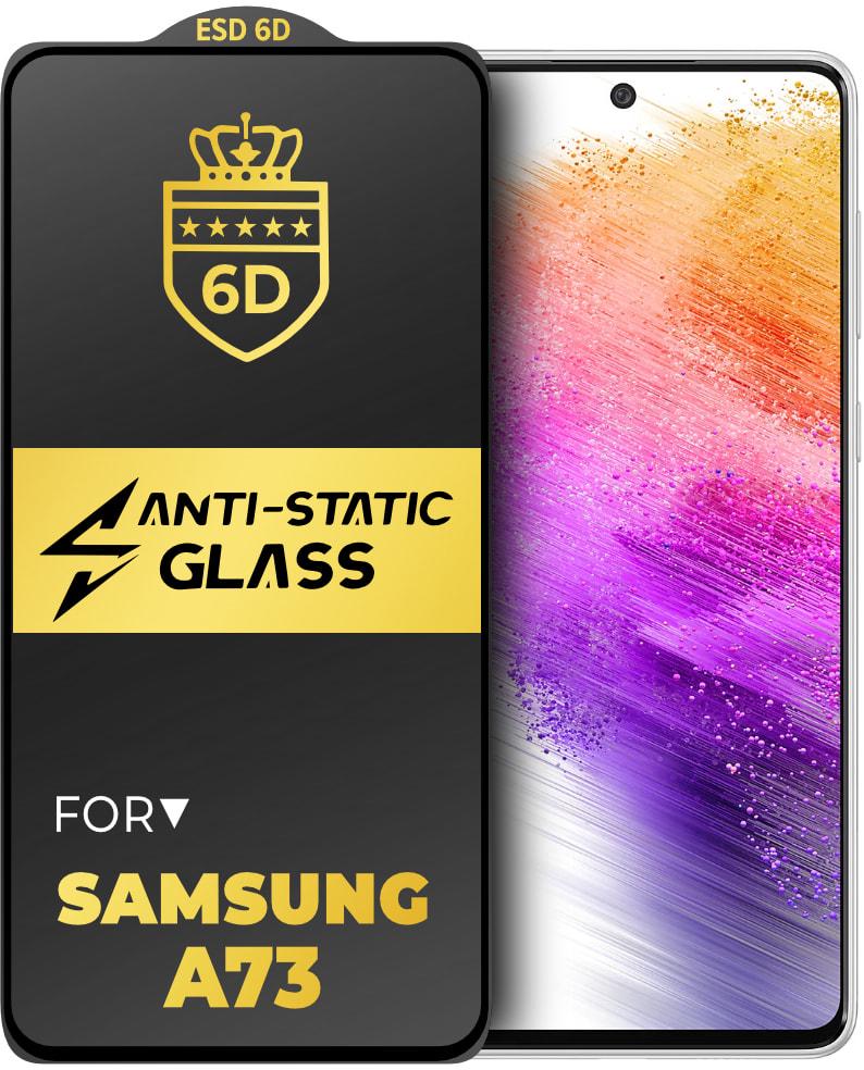 Стекло защитное 6D Anti-Static Samsung Galaxy A73 A736 Glass Shield (34197)