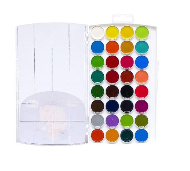 Акварельные краски медовые 32 цв. (400124 4820219217121)