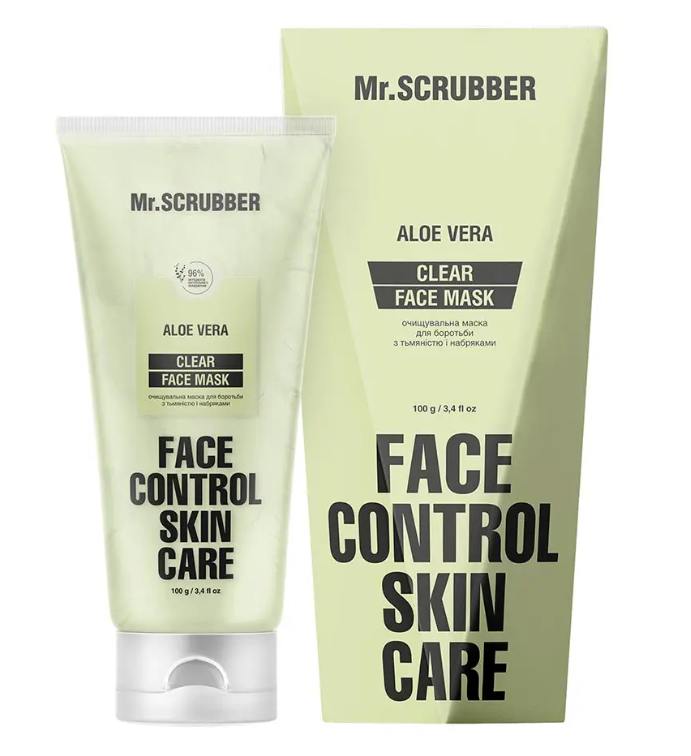Маска очистительная для борьбы с тусклостью и отеками Mr.SCRUBBER Clear Face Control 100 мл (2100484431)