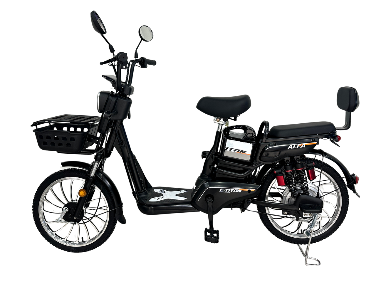 Електроскутер E-Titan Alfa 20" Чорний