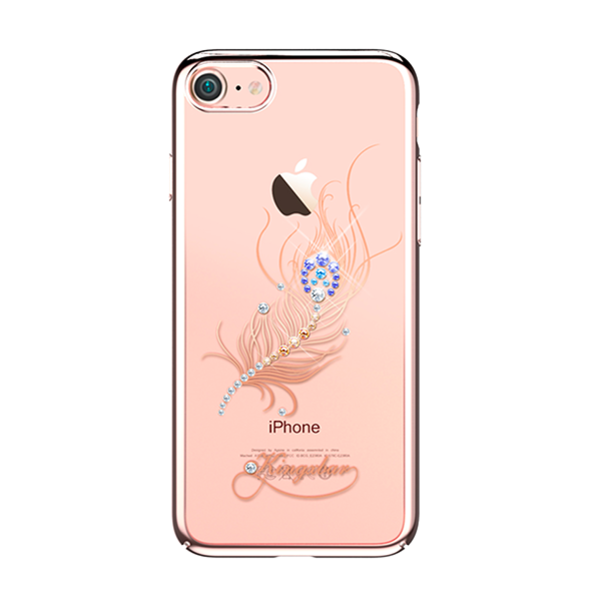Чехол-накладка KingXBar Swarovski Classic Series for iPhone 7/8/SE 2020, Rose Gold Plumage