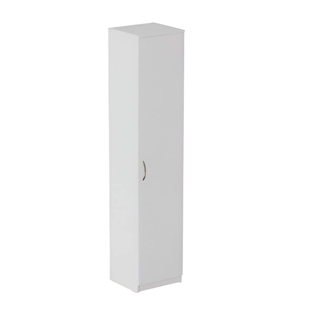 Пенал Ferrum-decor Анжело на 5 полок с дверью ДСП 16 мм 1900x400x380 мм Белый (FRD-104905)