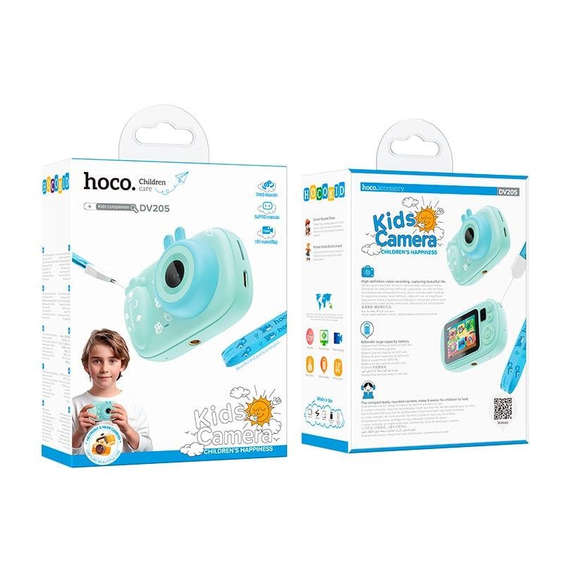 Фото-видео камера детская Hoco DV205 Dual-camera children Голубой (b3017e02) - фото 3