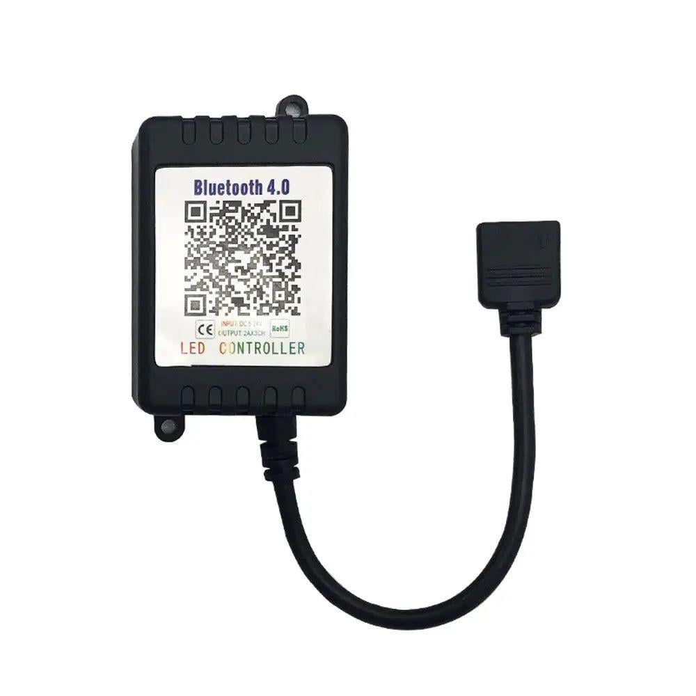 Контроллер управления для LED-ленты RGB Bluetooth 12А 144 Вт (28445) Контроллер управления для LED-ленты RGB Bluetooth 12А 144 Вт (28445)