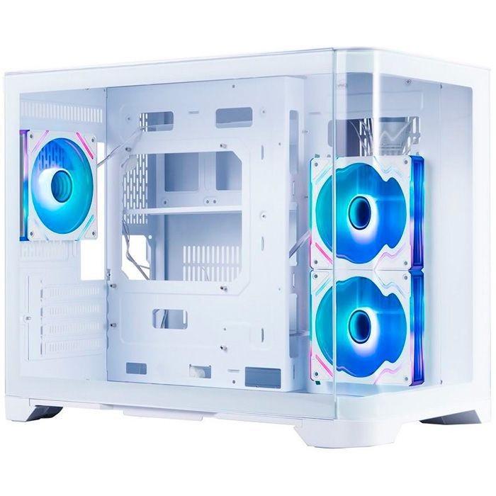 Корпус 1stPlayer UV6/без БЖ/Mini Tower/Micro ATX/Mini ITX/2xUSB 3.0/макс. CPU-157 мм/VGA-400 мм/3x120 мм Білий (2881190127)