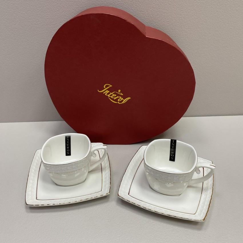 Набір чайний порцеляновий Interos 507009-4 Снігова Королева 240 мл 4 пр. (2151082869) - фото 3 Набір чайний порцеляновий Interos 507009-4 Снігова Королева 240 мл 4 пр. (2151082869) - фото 3