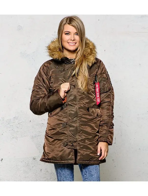 Куртка аляска Alpha Industries N-3B W Parka L Cocoa (WJN44502C1CL) - фото 5