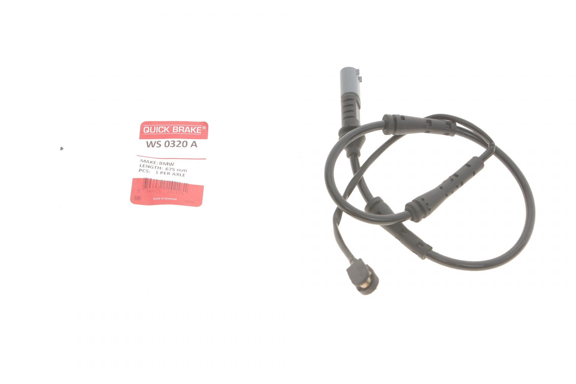 Датчик износа тормозных колодок передних BMW 1 F20/2 F22/3 F30 1,6-4,0 10- (WS 0320 A)