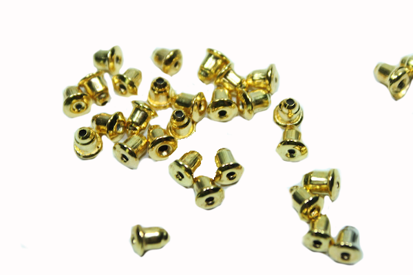 Фиксатор для сережек 50 шт. Золотой