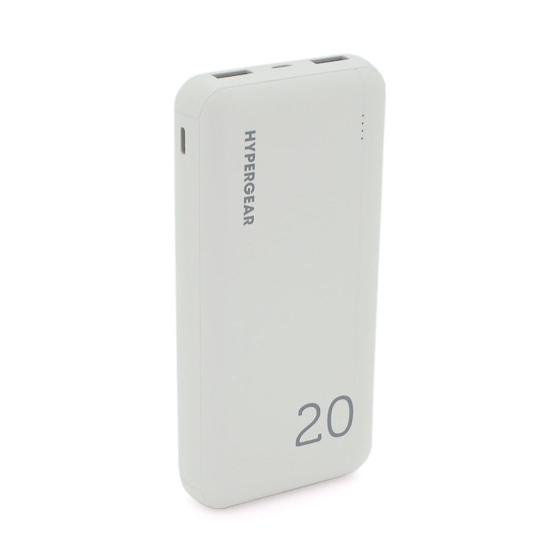 Повербанк Hypergear 20000 mAh Fast Charge 2хUSB Q24 Hypergear-15460 White (DR012252)