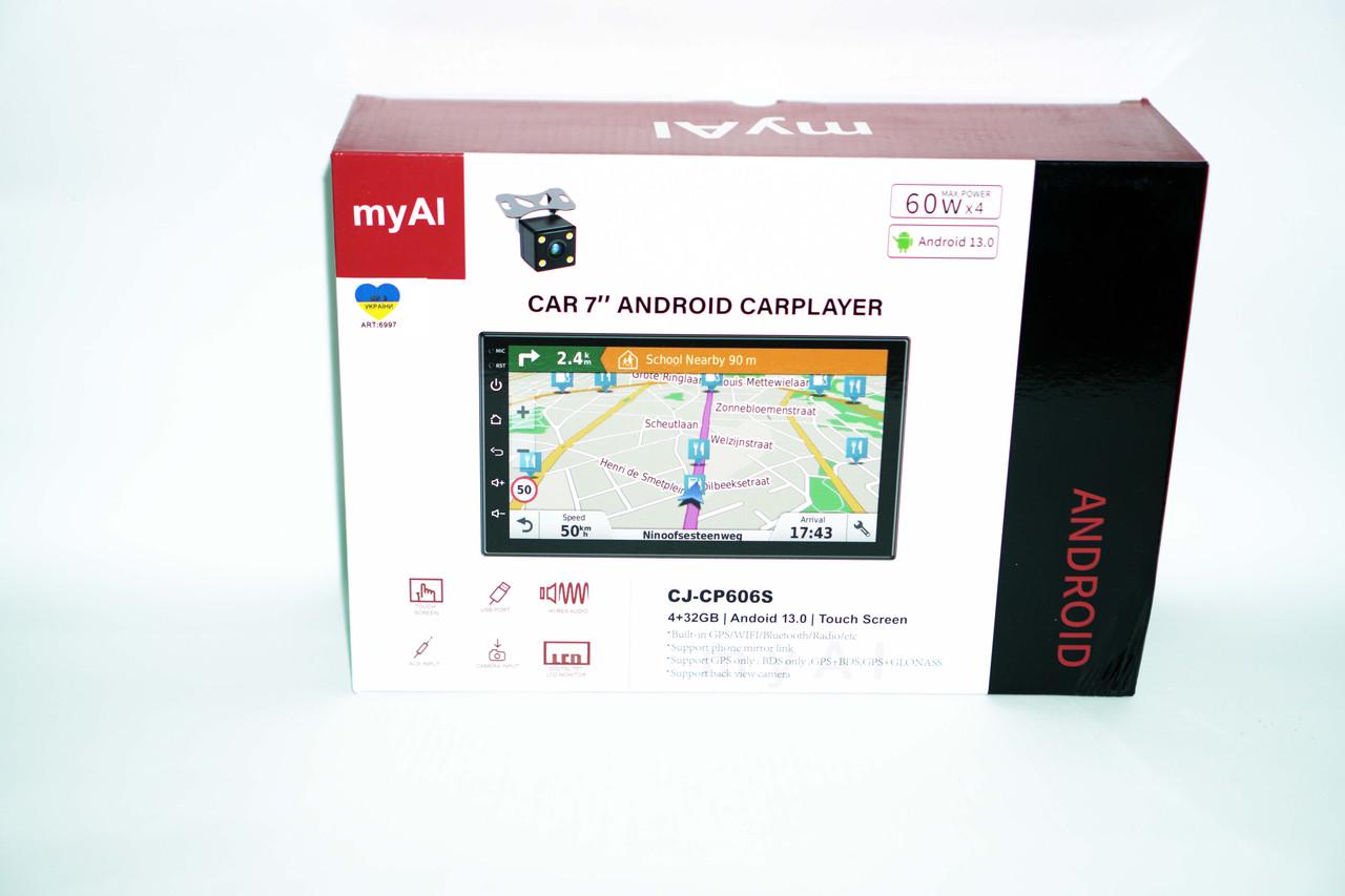 Автомагнітола CML-PLAYER 2din CP606 GPS/4Ядра/16Gb ROM/2 Gb RAM/Adnroid/камера заднього огляду (18898463) - фото 10