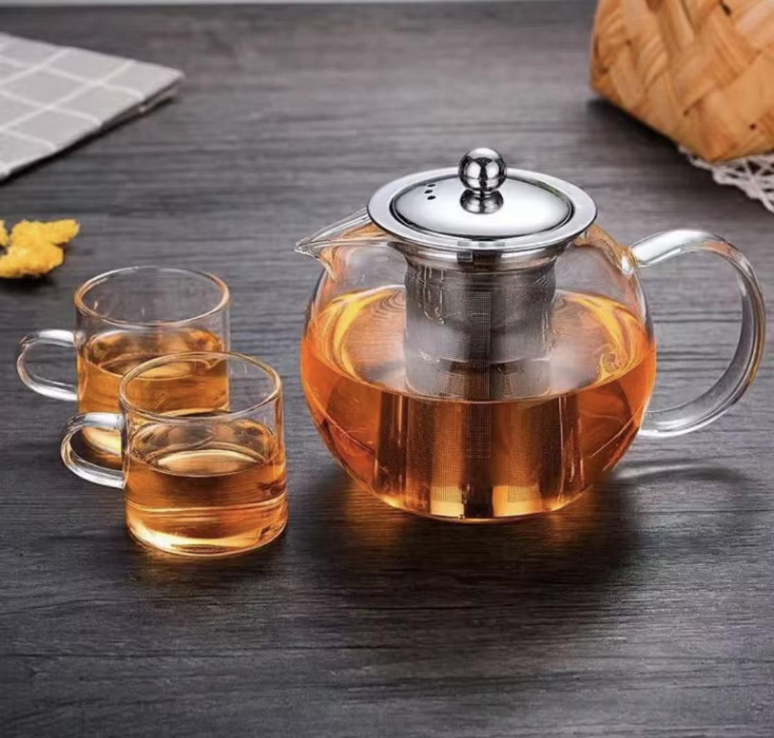 Чайник заварювальний скляний Ассам 1300 мл (90418) - фото 5 Чайник заварювальний скляний Ассам 1300 мл (90418) - фото 5