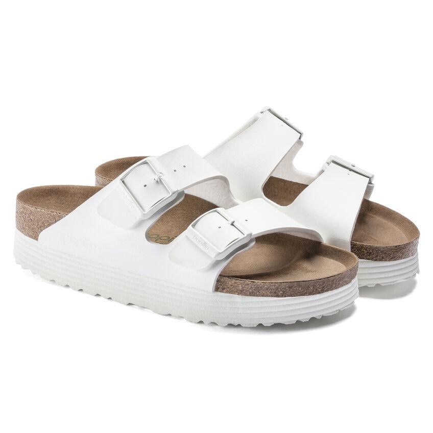 Шлепанцы женские Papillio by Birkenstock Arizona Platform Vegan ортопедические на платформе р. 39 (1018581)