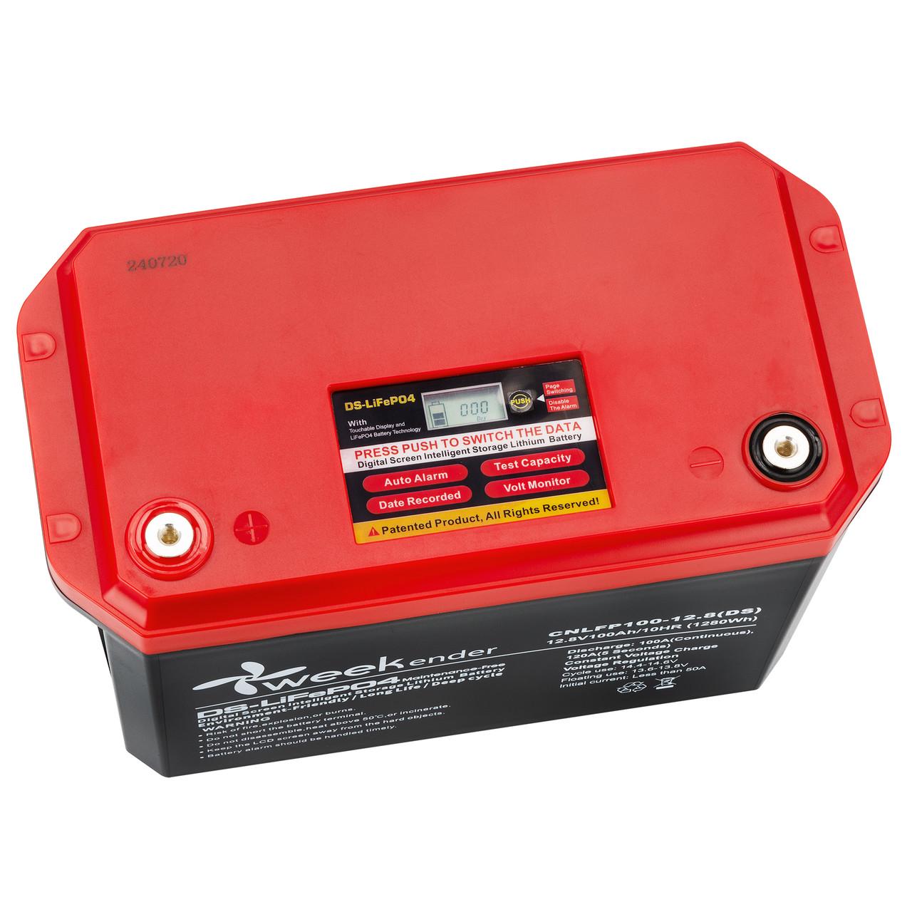 Акумулятор з дисплеєм Weekender IP66 100-12.8DS (2451306957) - фото 3 Акумулятор з дисплеєм Weekender IP66 100-12.8DS (2451306957) - фото 3