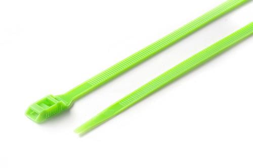 Стяжка кабельна Apro з низьким профілем замку 8x400 мм 100 шт. Салатовий (21790506) - фото 2 Стяжка кабельна Apro з низьким профілем замку 8x400 мм 100 шт. Салатовий (21790506) - фото 2
