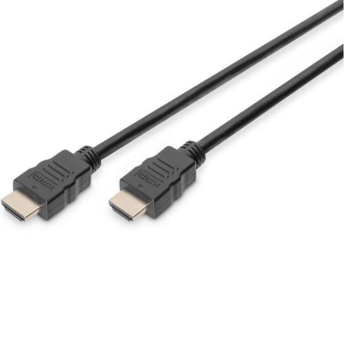 Кабель для передачи видеосигнала Digitus HDMI UHD 4K w/Ethernet type A M/M 3 м Черный (AK-330107-030-S)