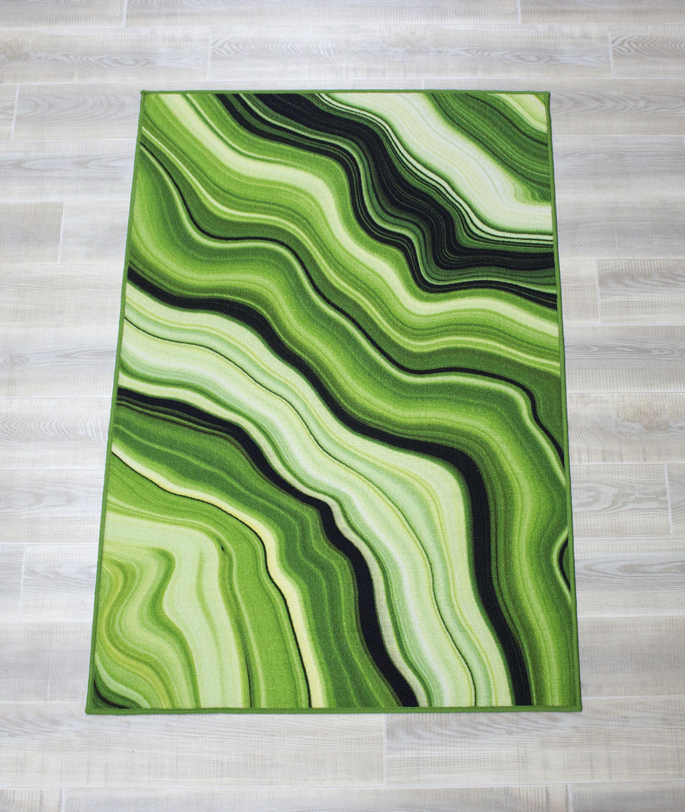 Килимок Print Digital 100x150 см Малахітовий мармор (24167097) - фото 2 Килимок Print Digital 100x150 см Малахітовий мармор (24167097) - фото 2