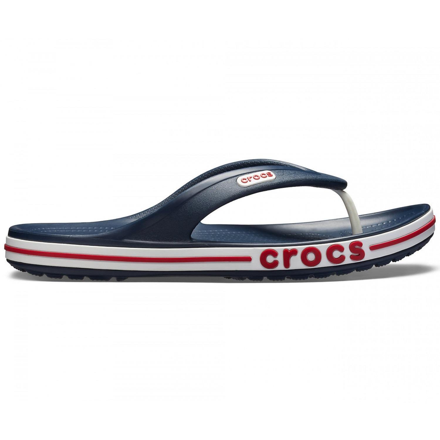 Вьетнамки Crocs Bayaband flip M12 р. 46/47 30 см Navy Pepper (205393)