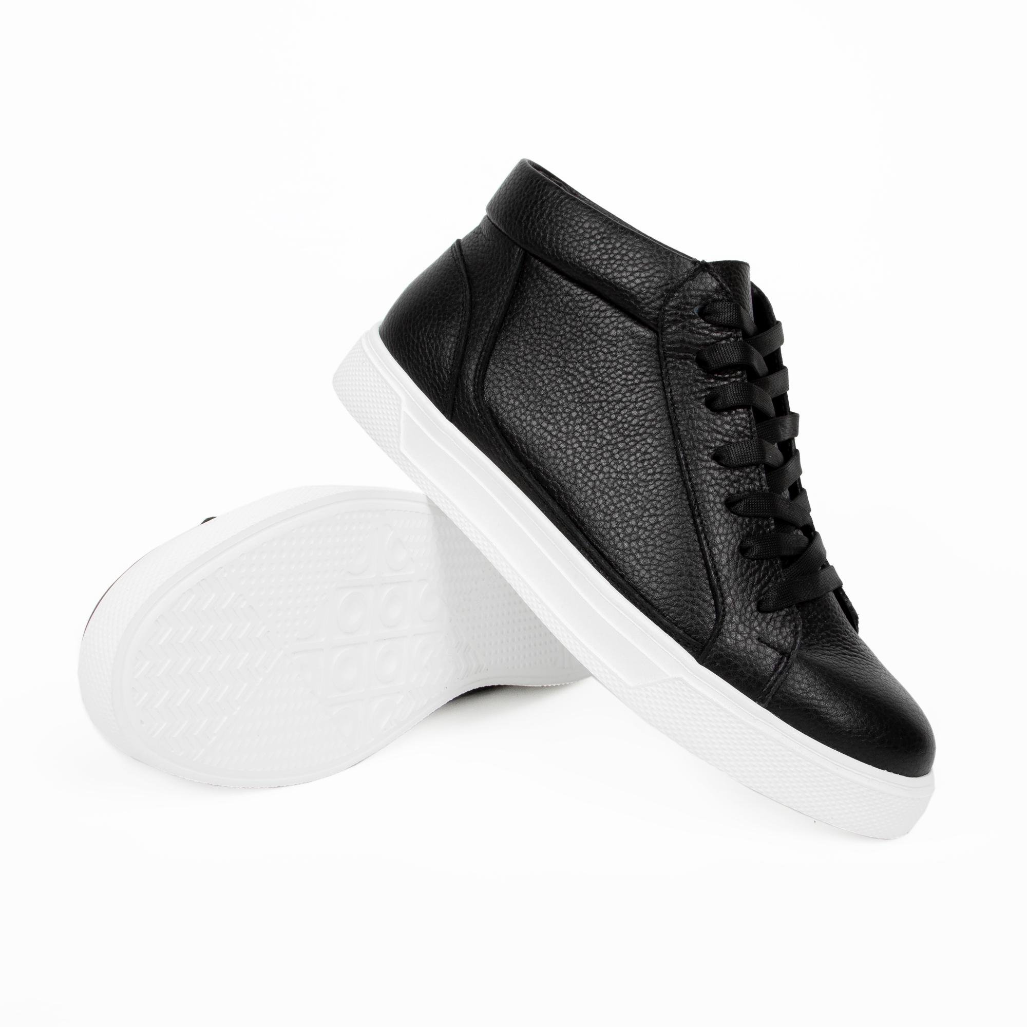 Ботинки Dux Premium 2507 из натуральной кожи флисовая подкладка р. 43 Черный (250743) - фото 2