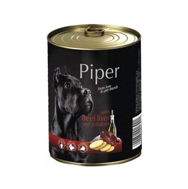 Корм влажный для собак Dolina Noteci Piper Dog с говяжьей печенью и картофелем 400 г (5902921300304)