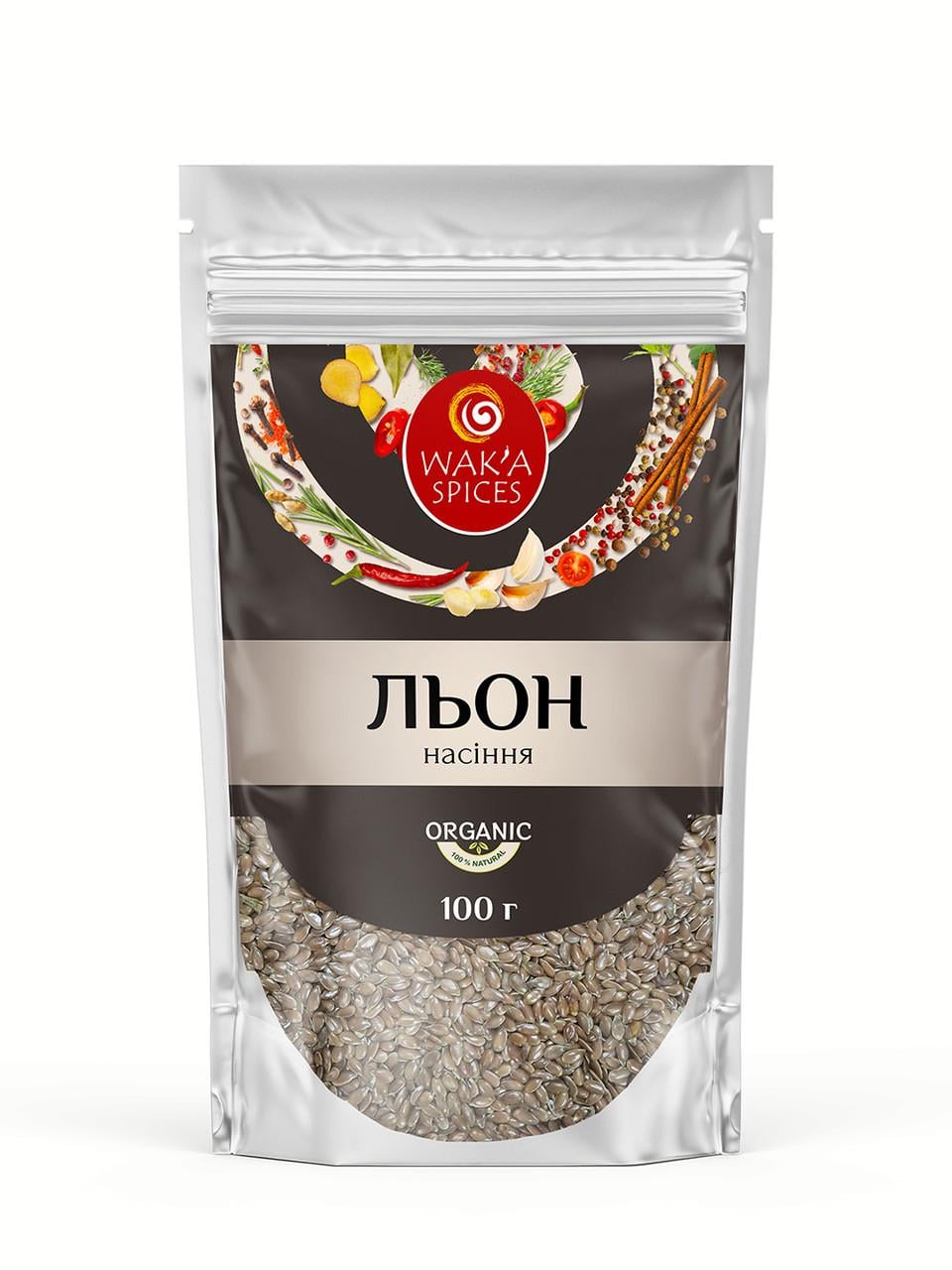 Лен семена WAK`A 100 г (2250575906)