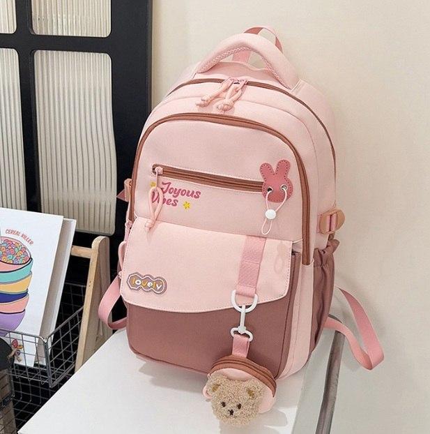 Школьный рюкзак Sweet Joy с брелоком Розовый (FFR01576) Школьный рюкзак Sweet Joy с брелоком Розовый (FFR01576)