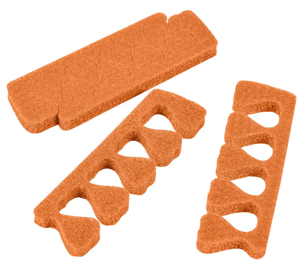 Роздільники педикюрні Panni Mlada з пінополіетилену 10 пар/пач. Помаранчевий (2538725926)