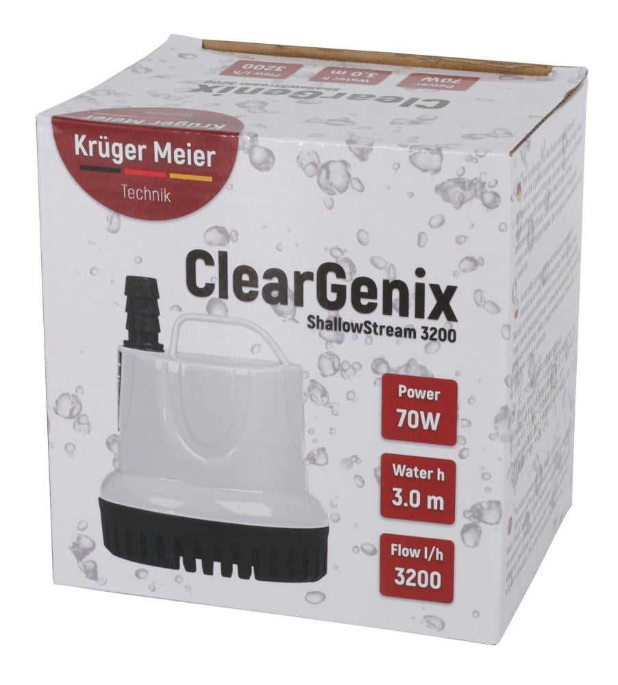 Помпа подъемная с низким погружением Kruger Meier ClearGenix 3200 л/ч (CLEARGENIX3200)