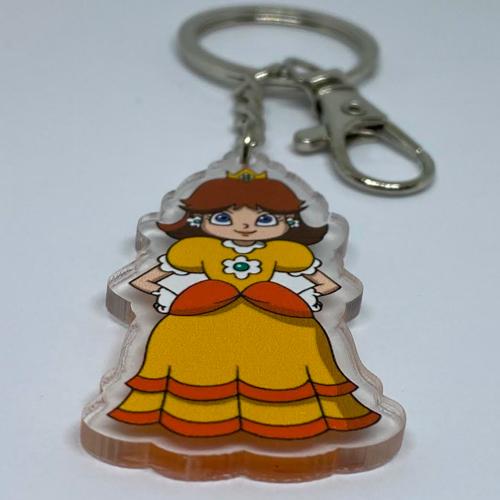 Брелок акриловый Princess Daisy Super Mario в подарочной уп. (3378)