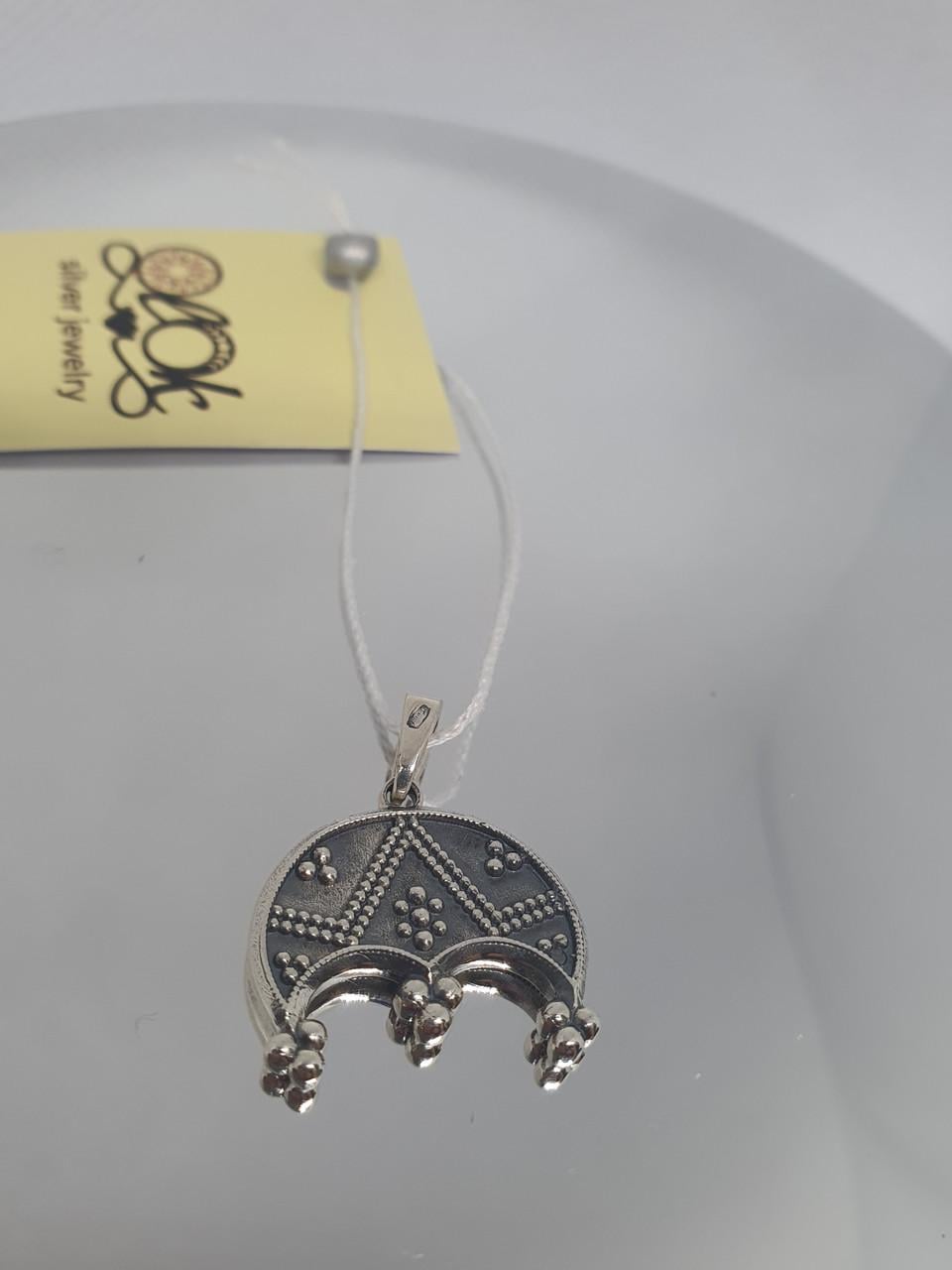 Підвіска Срібний Трирога лунниця 925 проба (26943020) - фото 2