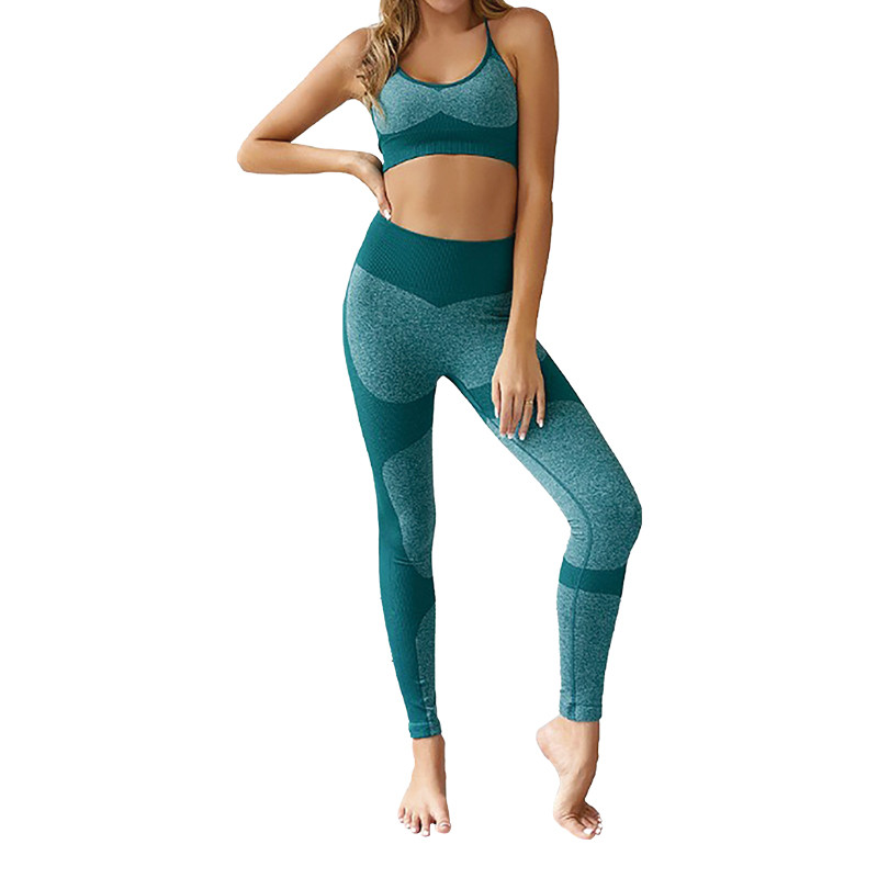 Комплект женский лосины и топ для фитнеса Lesko ZC-1976 M Green (1255051204) Комплект женский лосины и топ для фитнеса Lesko ZC-1976 M Green (1255051204)