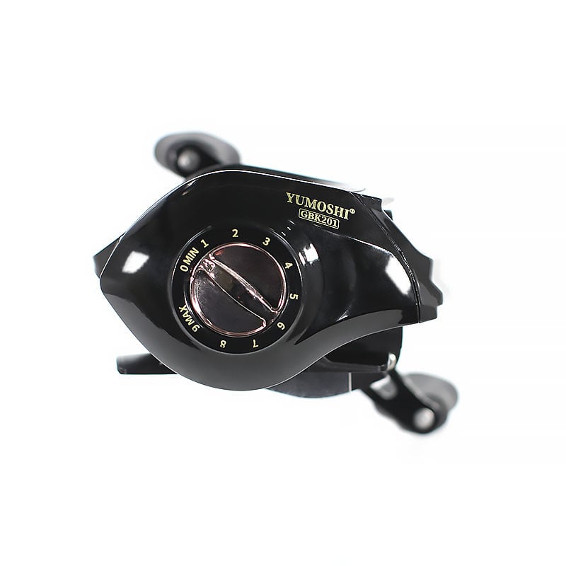 Катушка мультипликаторная рыболовная Yumoshi GBK 201 Left Black/Brown - фото 5 Катушка мультипликаторная рыболовная Yumoshi GBK 201 Left Black/Brown - фото 5