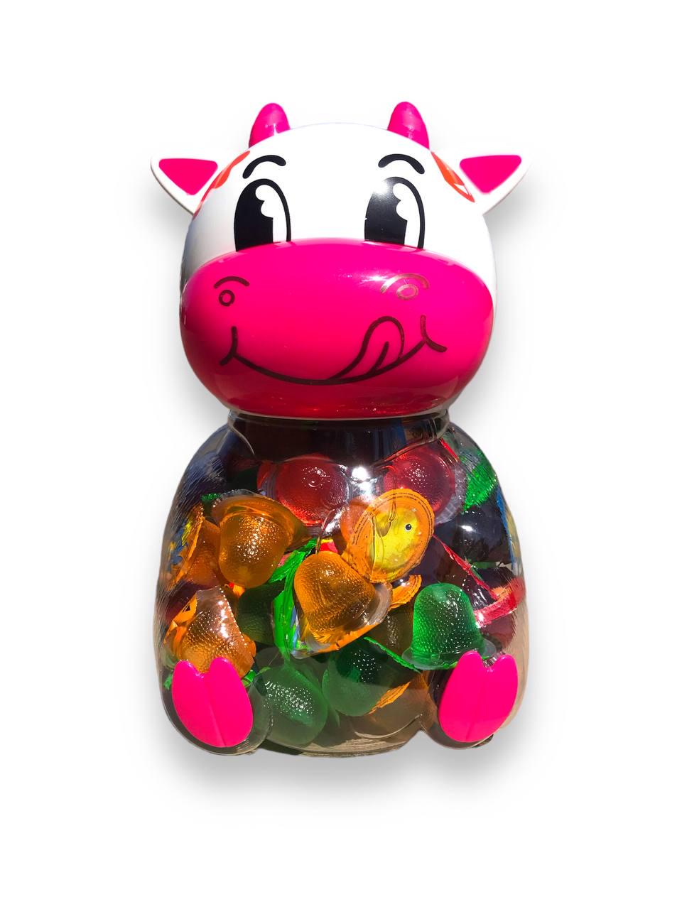 Желе фруктовое в банке-копилка Fruit Jelly Корова 100 шт. (00000003501)