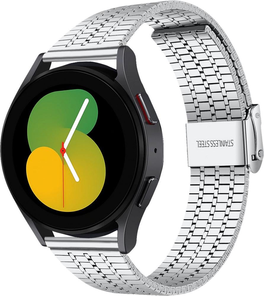 Браслет металевий Counic для Galaxy Watch 5 40 мм Silver (34049-59) Браслет металевий Counic для Galaxy Watch 5 40 мм Silver (34049-59)