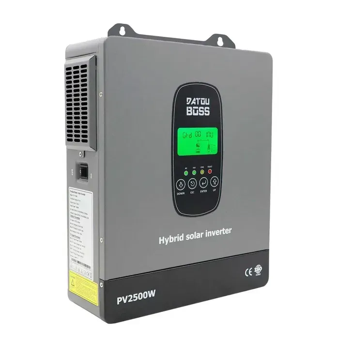 Інвертор гібридний DATOU BOSS для сонячних систем з дисплеєм MPPT-контролер 120A чиста синусоїда 24В 3,3 кВт (142)