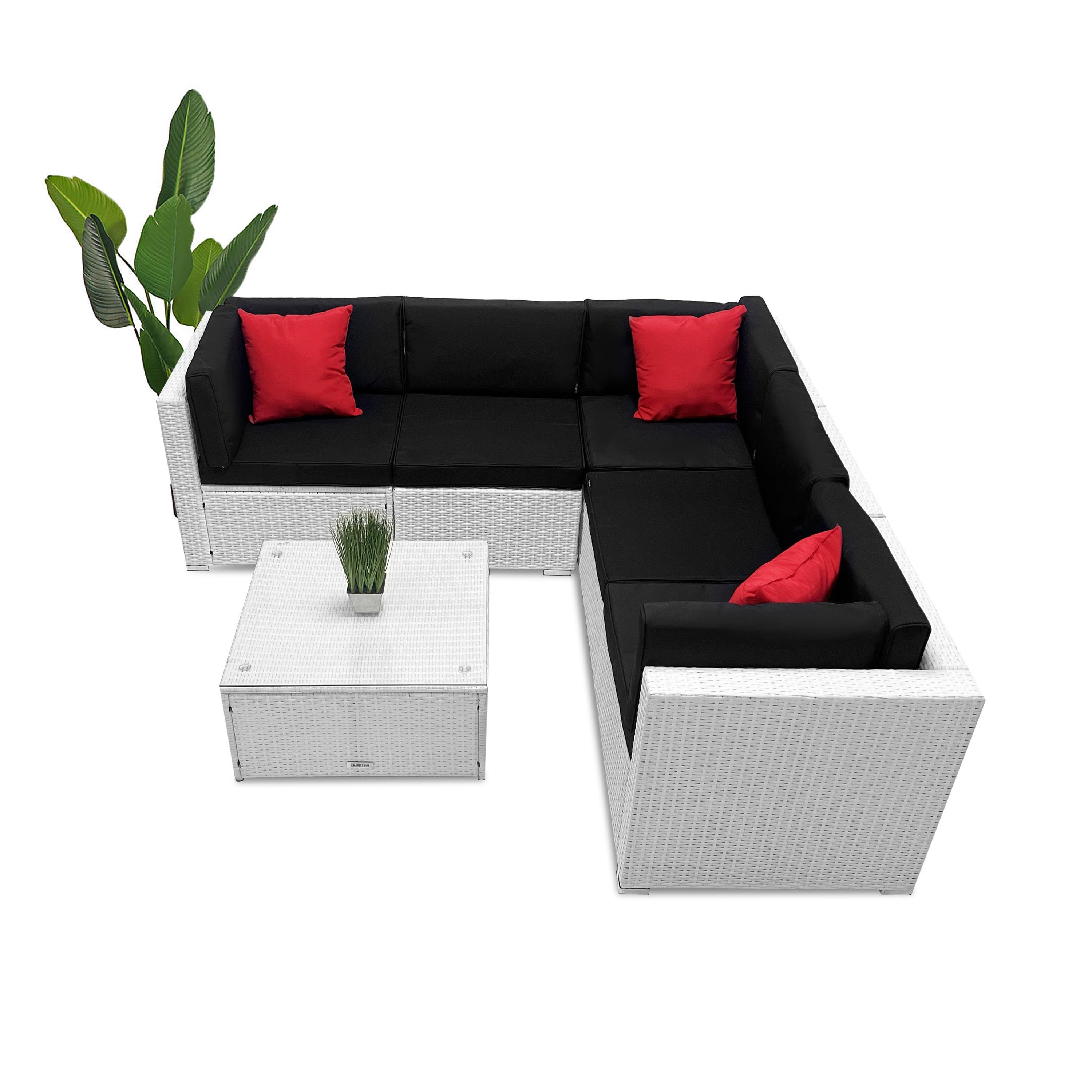 Набор садовой мебели Just Relax Lounge Teracce 6 330 White - фото 3