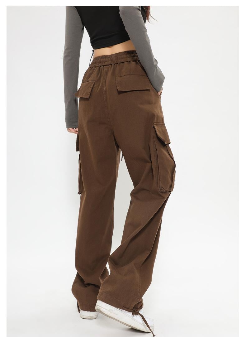 Брюки подростковые карго для девочки IRmAS 0890 146 см Мокко