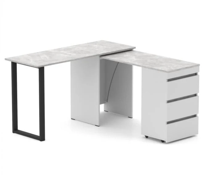 Стол-комод трансформер Knap Knap Shiron-Jumbo 135х50х77,5 см Белый/Ателье светлый