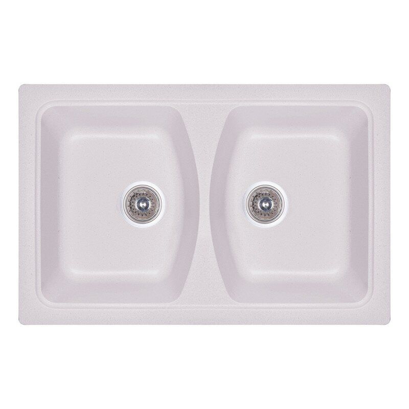 Мойка для кухни Cosh 7950 COSH7950K203 на две чаши 790x500 мм Белый (62155)