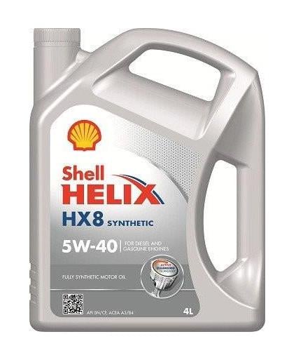 Моторное масло Shell Helix HX8 5W40 4 л (38605902) - фото 1