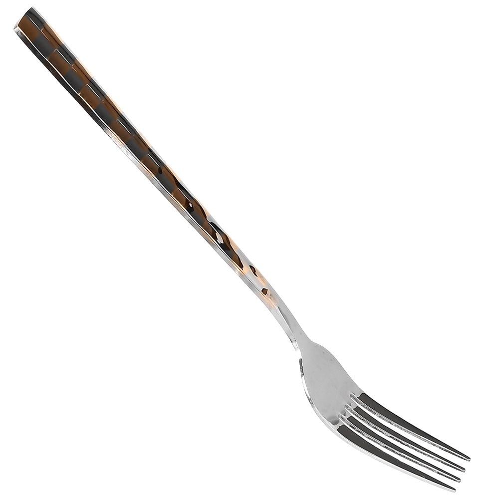 Набор столовых вилок Stenson из нержавеющей стали 6 шт. Geometry Gold (30494) - фото 2