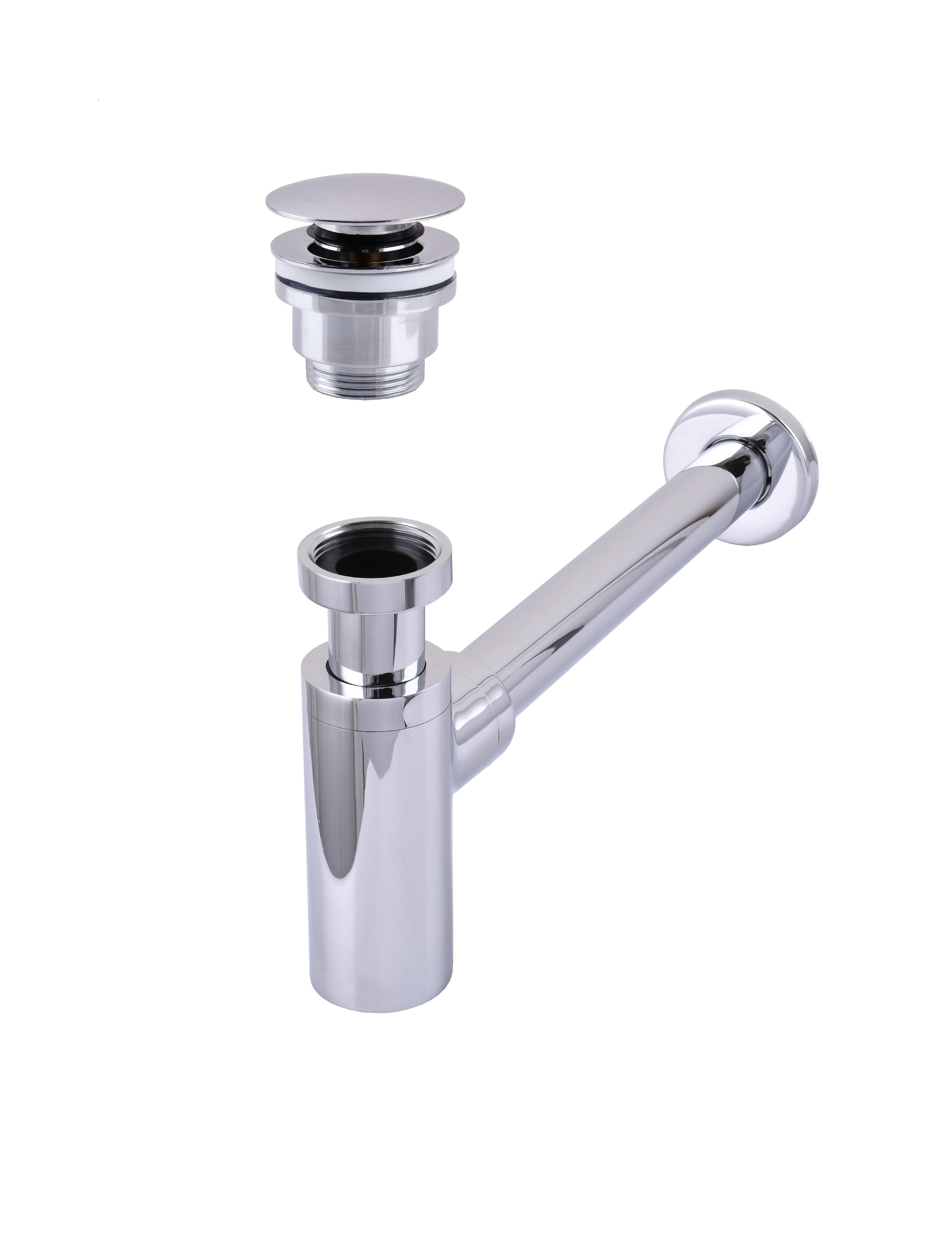 Сифон латунь с донным клапаном Globus Lux GSB-32-125-04A (000030298)