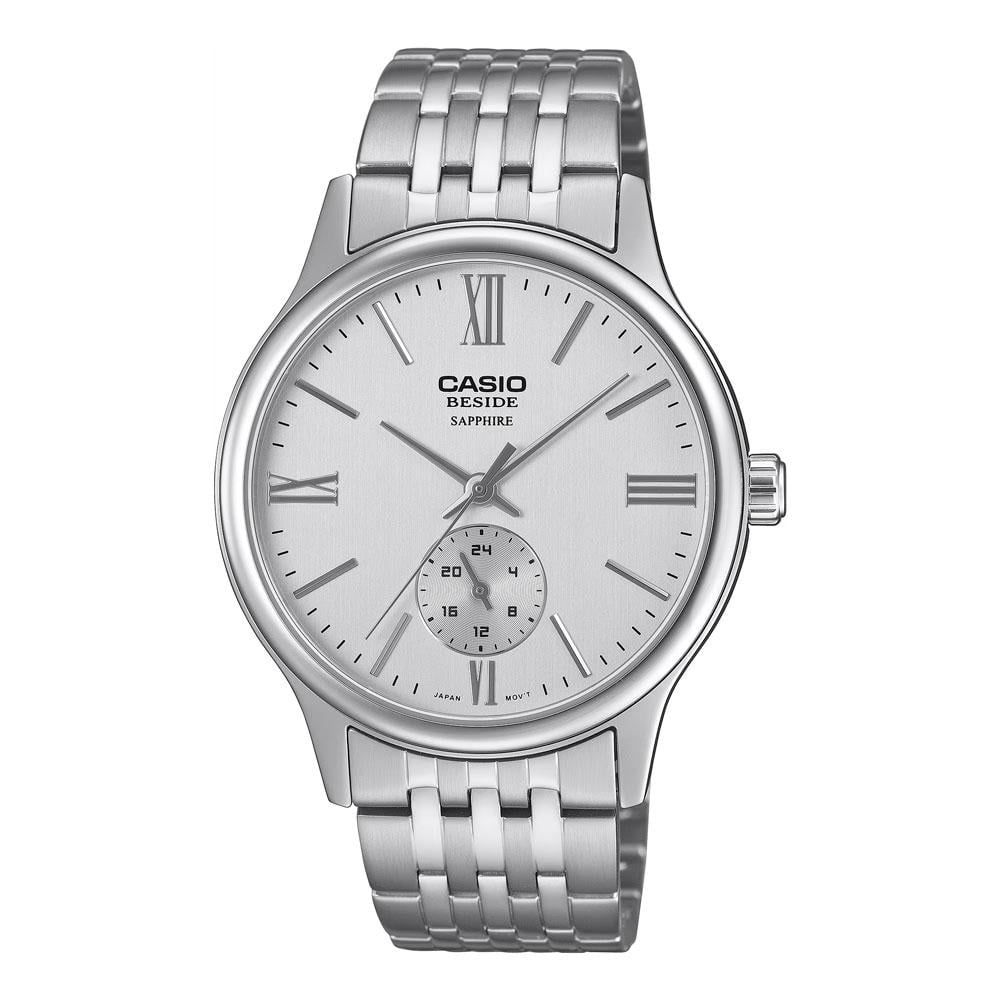 Часы мужские Casio BMS-100D-8A сапфировое стекло серый циферблат