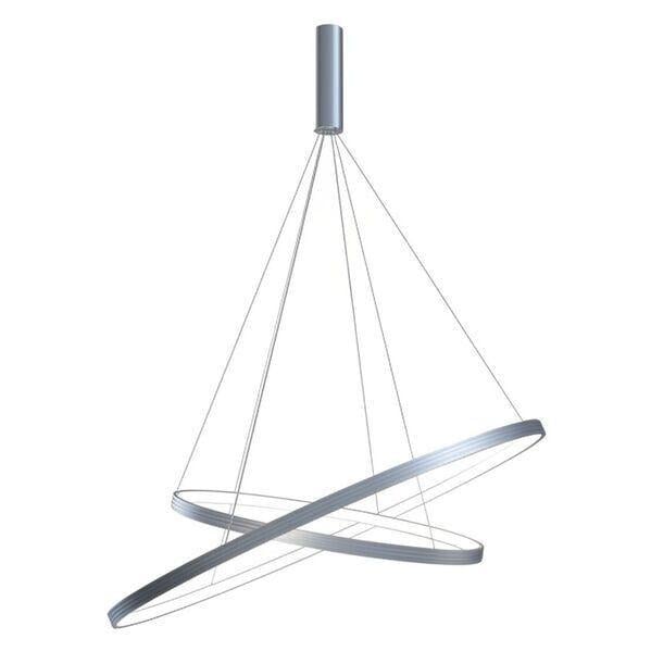Люстра Kloodi KD-RG DUO 1000/1200 3K ALU Ring Giza Duo 132 Вт 6100 лм 3000K