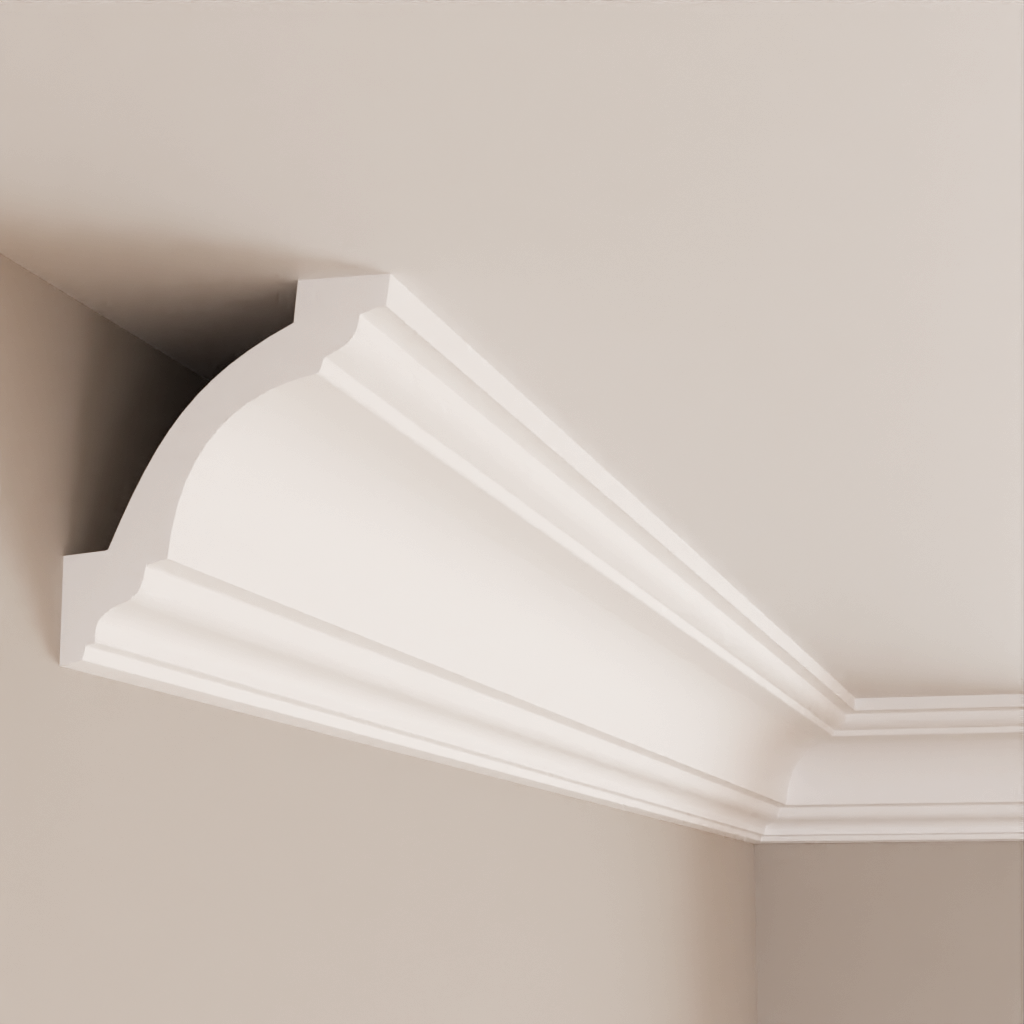 Карниз полиуретановый Gaudi Decor P 135 87x79x2000 мм (25409002)