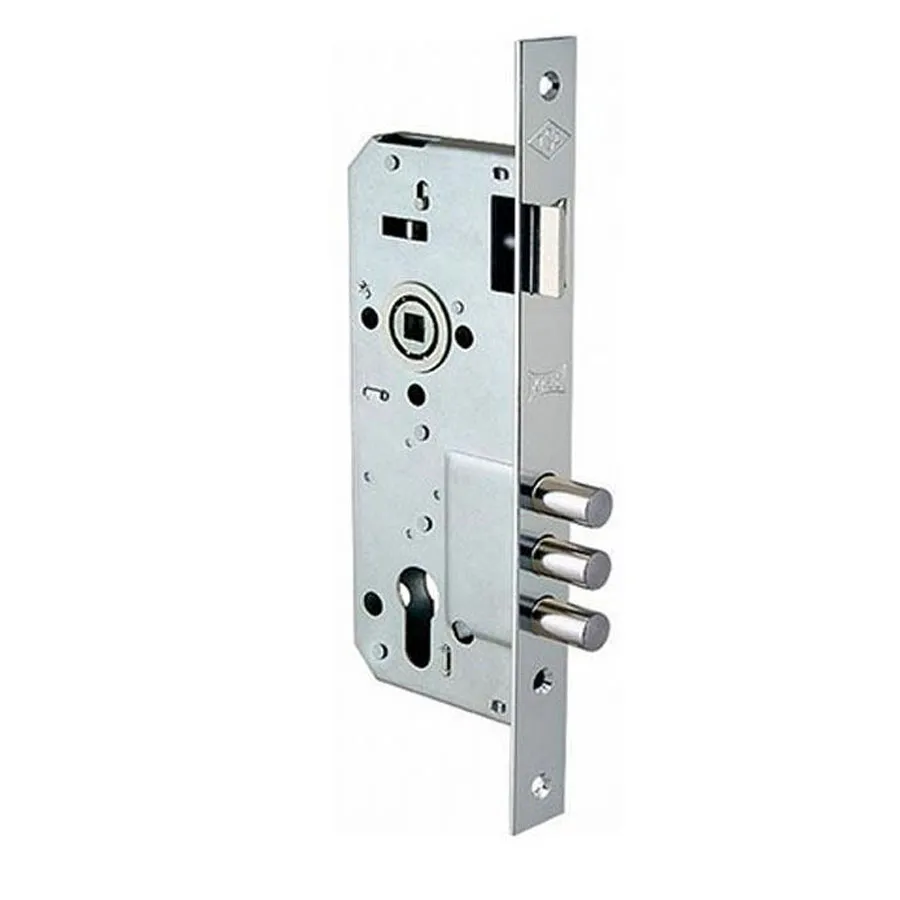 Замок врезной KALE 152 3MR B 45 мм Никель (152-3MR-NP)