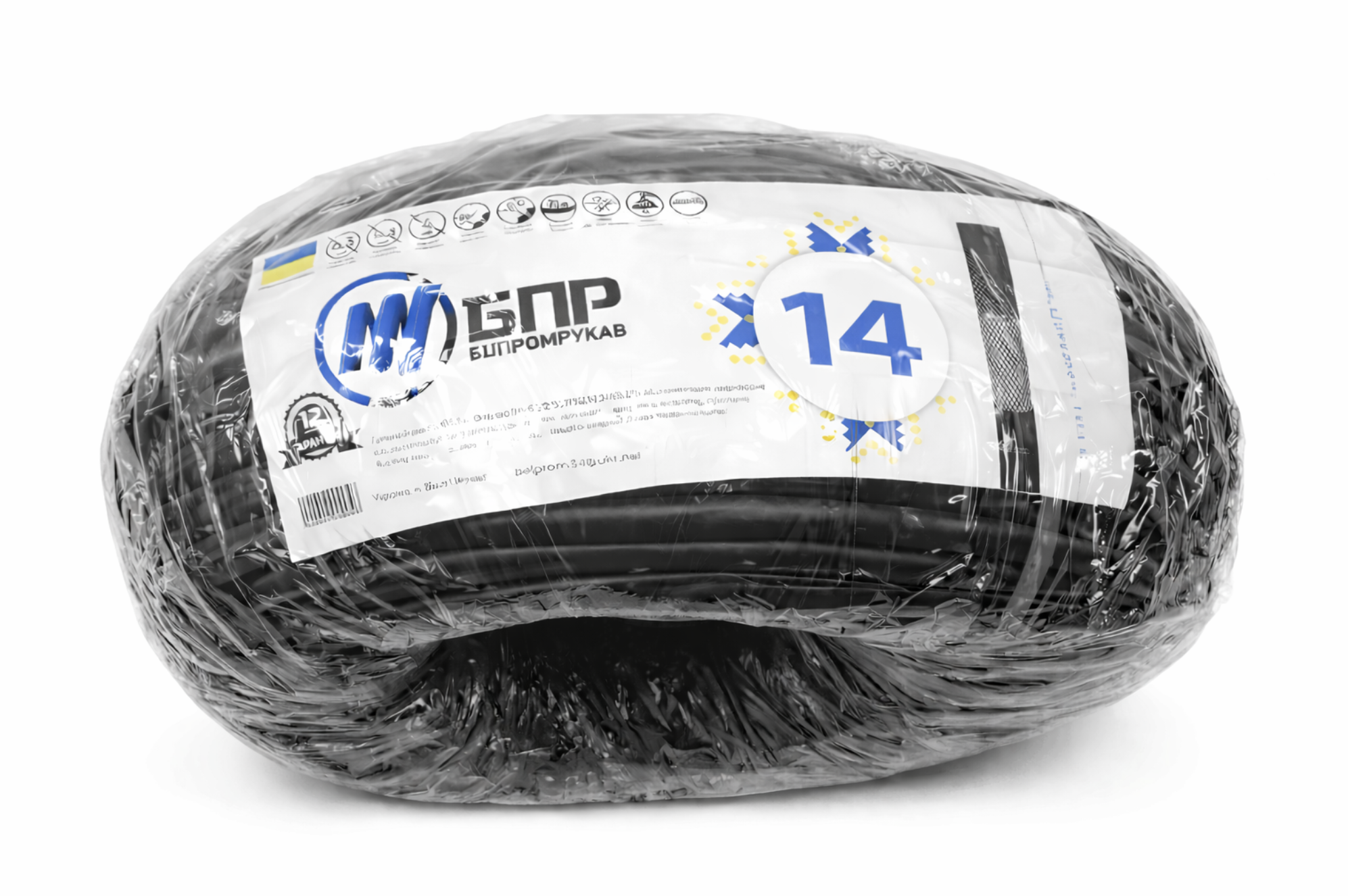 Рукав газовый кислородный Белпромрукав 14×4 мм 50 м (359)