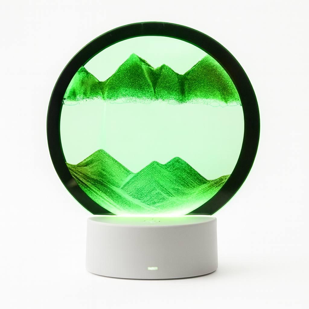Ночник-лампа SandDream Light 7 цветов RGB подсветки/пульт Green (2835160258)