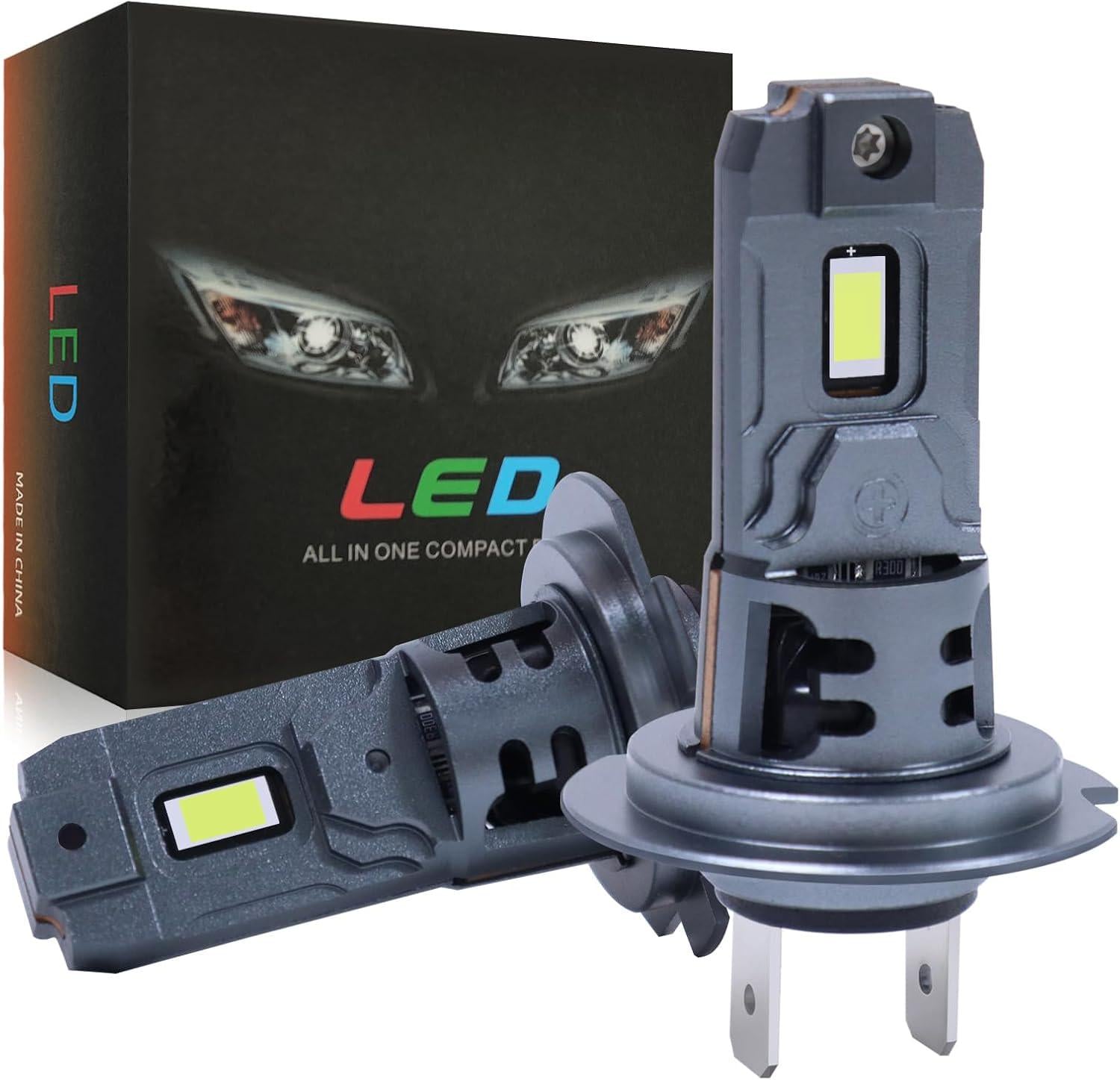 Автолампы LED H7 80 W 10000Lm 6500K IP68 Mini Size 2 шт. Холодный Белый Автолампы LED H7 80 W 10000Lm 6500K IP68 Mini Size 2 шт. Холодный Белый
