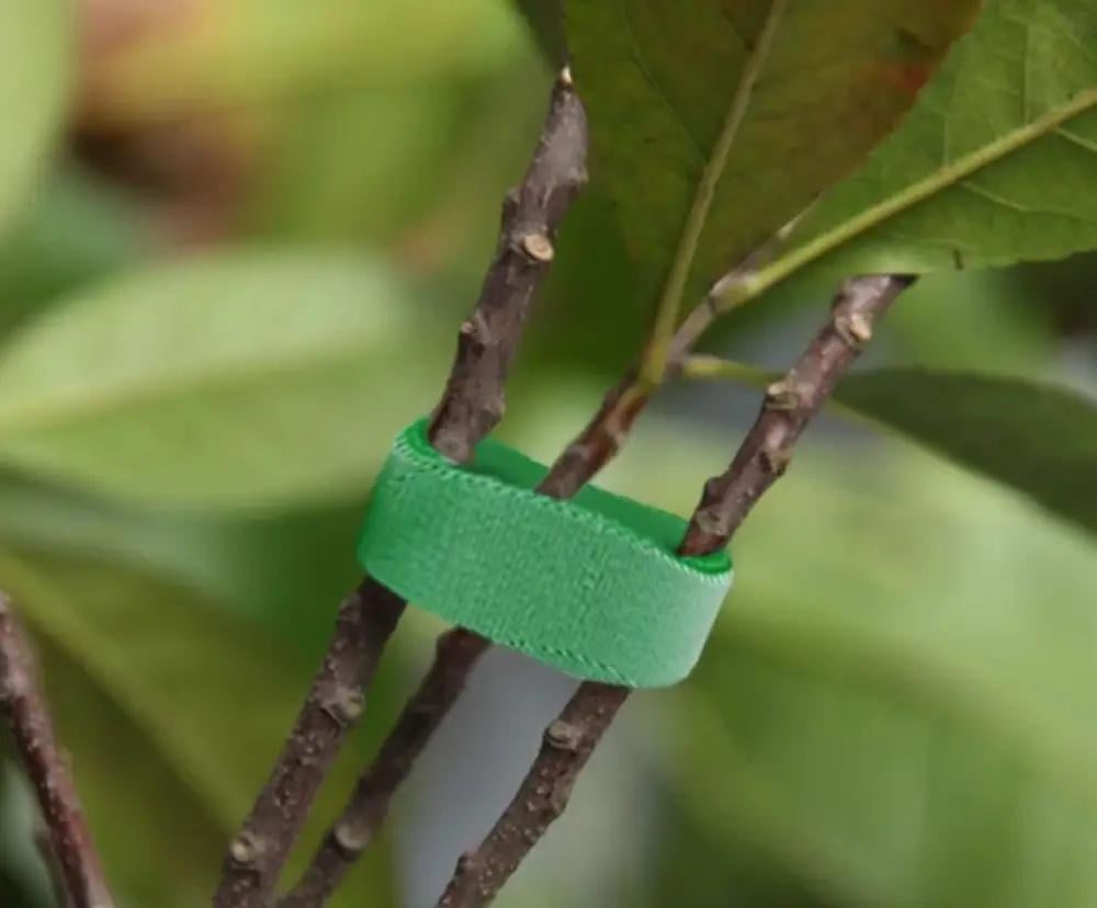 Стрічоки-липучки садові для підв'язки рослин 2 шт. по 5 м Зелений (Е050838-2) - фото 6